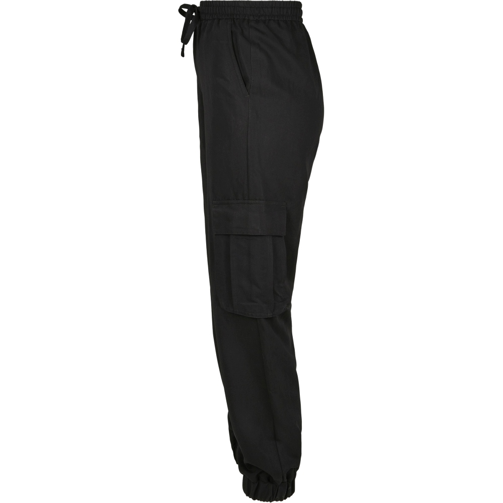 Urban Classics - Viscose Twill Cargobroek - Zwart
